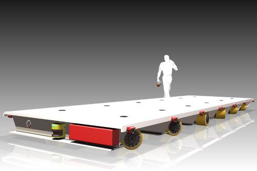 Veículo transportador para paletes - SPMT - Seaqx NV - para aeroporto