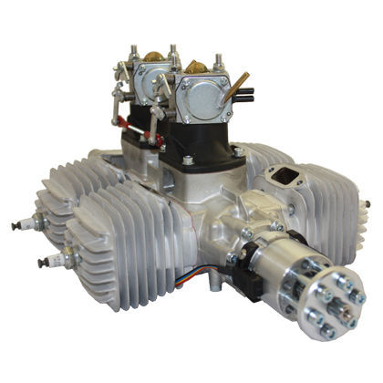 Motor de pistões 10–50 cv - 3W-140i B4 - 3W-Modellmotoren Weinhold Gmbh - 0–10 kg / para avião leve / de 2 tempos