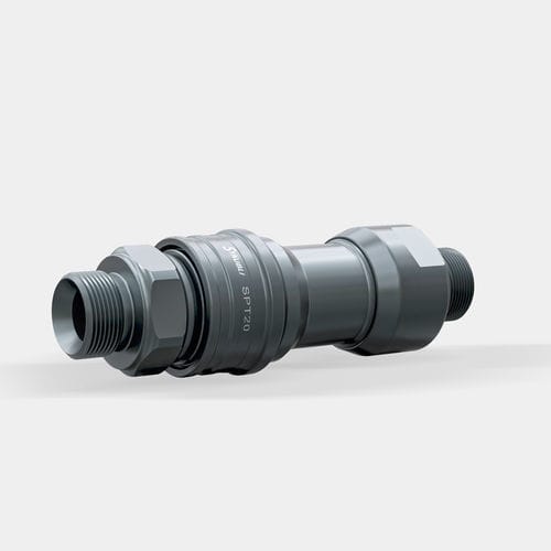 Conexão rápida - SPT series - STÄUBLI Connectors - reta / de ar e gás / para água