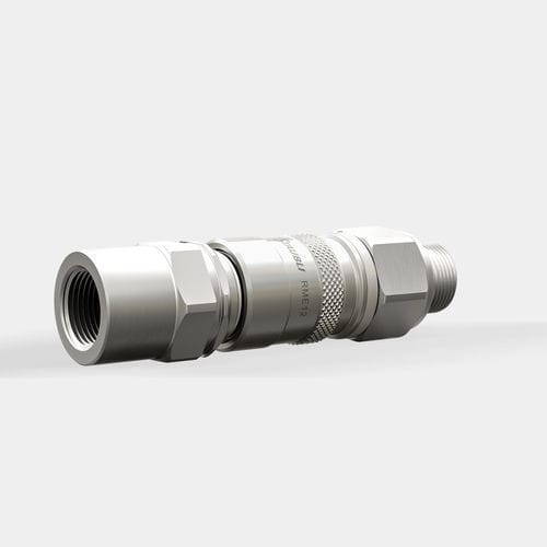 Conexão rápida - RME series - STÄUBLI Connectors - reta / para gás / hidráulica