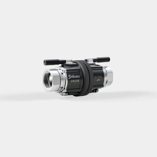 Conexão rápida - VSU series - STÄUBLI Connectors - reta / para combustível / em aço inoxidável