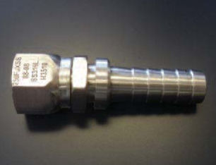 Conexão reta - 250FJXSS series  - Aerocom Specialty Fittings, Inc. - de ar e gás / para óleo combustível / para água