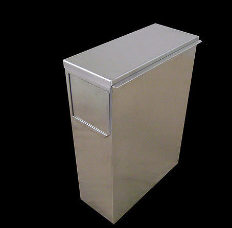 Lixeira para cabine de avião - Bradbury Sheet Metal - de piso / de coleta seletiva