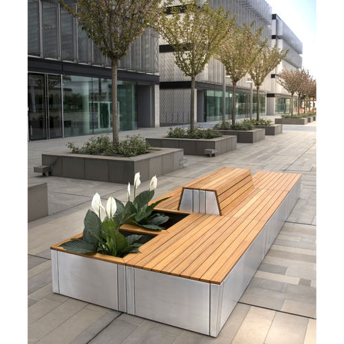 Banco para aeroporto - GARDA - Altek Italia Design Srl - metálico
