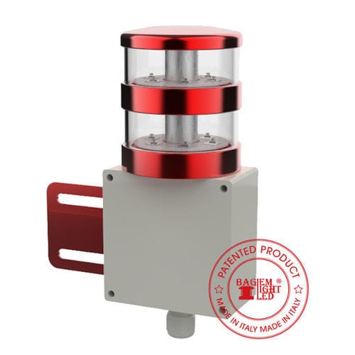 Luz de obstrução - BGL-L81ØD series - Baglem Srl - para aeroporto / de LED / vermelha