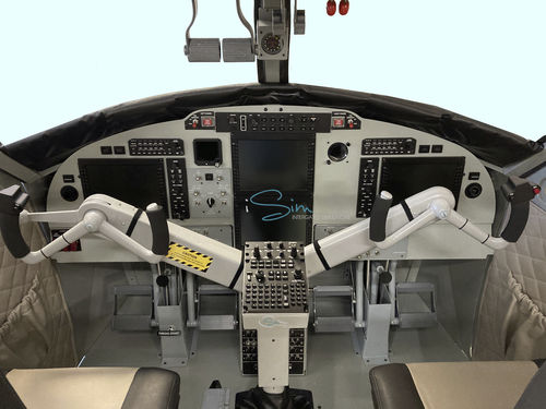 Simulador de voo - DHC6-400 - iSim Ltd - para treinamento / com cockpit fechado