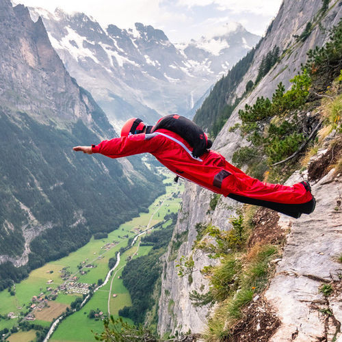 Wingsuit - SAUSAGE TOO - Squirrel - em borracha / branco / azul