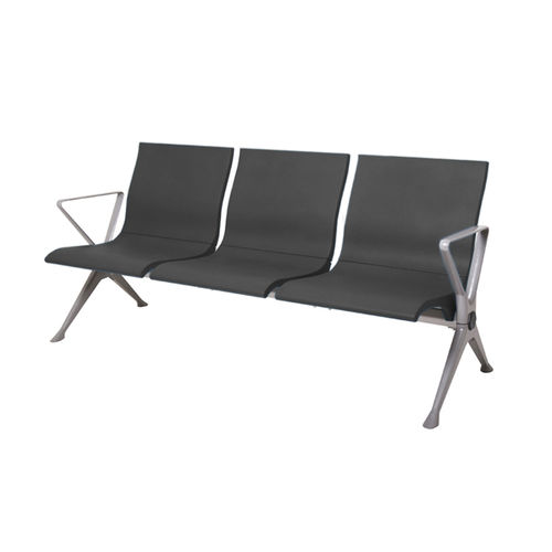 Longarina para aeroporto - SJ9075X - Guangdong Oshujian Furniture Manufacturing Co., Lt - de 3 lugares / em alumínio / em poliuretano