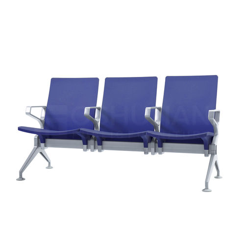 Longarina para aeroporto - SJ9076D - Guangdong Oshujian Furniture Manufacturing Co., Lt - de 3 lugares / de 2 lugares / em alumínio