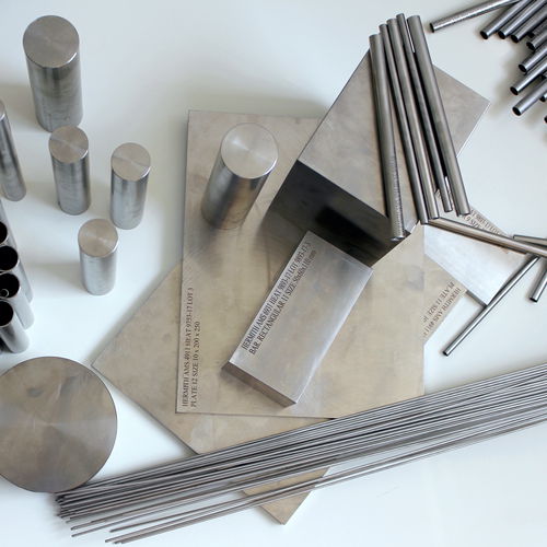 Titânio em placas - Hermith GmbH - Ti 6242 / Ti 6246 / grau 1
