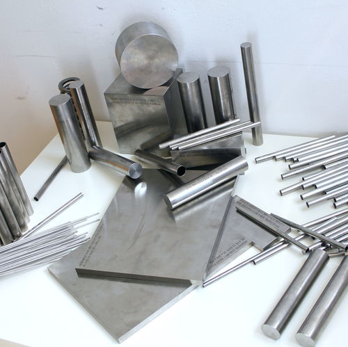 Titânio em placas - Hermith GmbH - Ti 6242 / Ti 6246 / grau 1