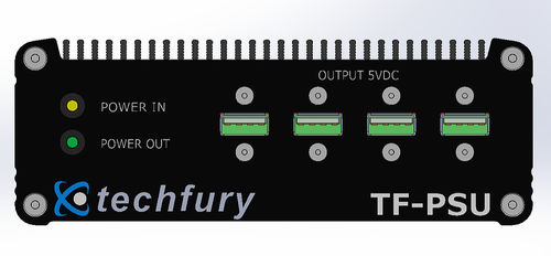 Fonte de alimentação elétrica para avião - TF-PSU-75W - Techfury Video Systems - CC/CC