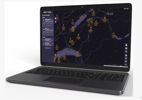 Software de detecção de drones - INVOLI.live  - involi - de monitoramento / de rastreamento / de gestão do tráfego aéreo