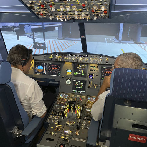 Simulador de avião - FTD 2 - Aviatify - para treinamento / com cockpit fechado / FTD