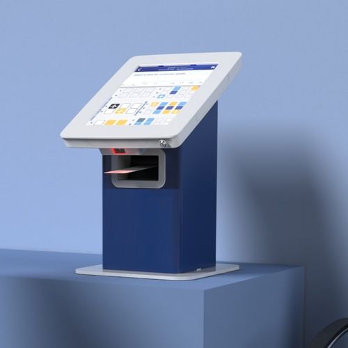 Totem de check-in para balcão - P - imageHOLDERS - com impressora / com leitor de cartões de embarque / com sistema de pagamento com cartão