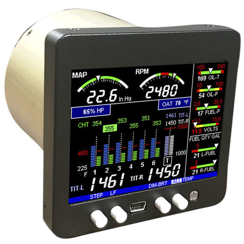 Sistema de controle do motor digital - EDM 350 - J.P. Instruments - para avião