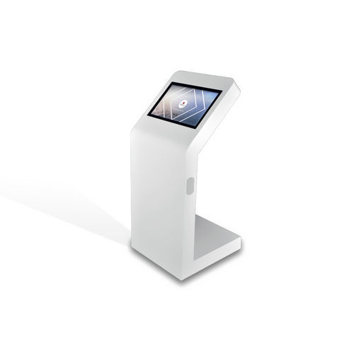 Totem interativo de informação - EPOQ - DYMENSION - para aeroporto / com touch screen