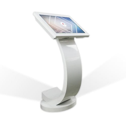Totem interativo de informação - OutStar - DYMENSION - para aeroporto / com touch screen