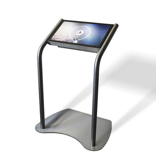 Totem interativo de informação - Lutrin - DYMENSION - para aeroporto / com touch screen