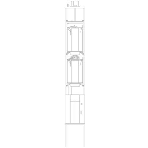 Elevador elétrico - SkyRise® - OTIS - para aeroporto